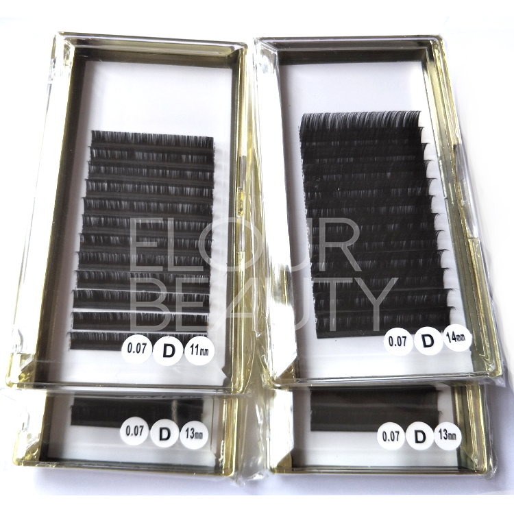 Private label 3D individual eyelash extensions factory ED109